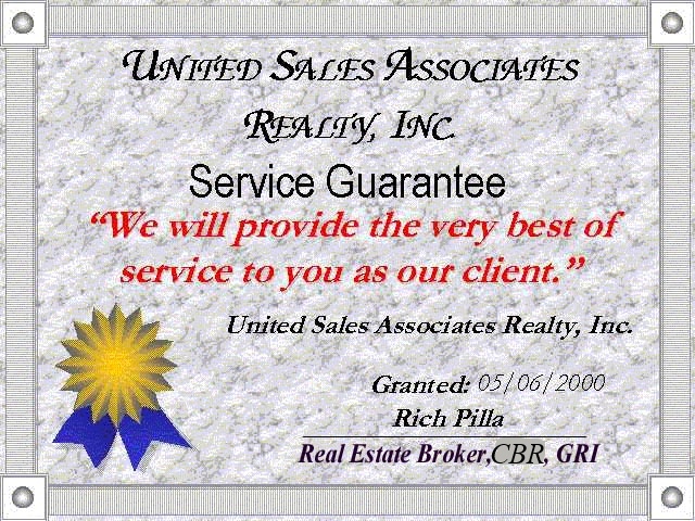U.S.A. Realty Service Guarantee